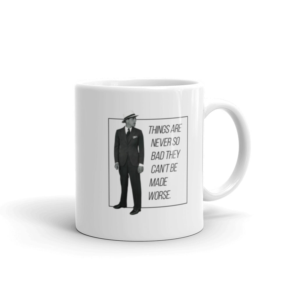 Bogart Quote Mug: the Problem With the World is That Everyone Es Three  Drinks Behind Mug Handmade Coffee Cup 11 OZ No. 1 