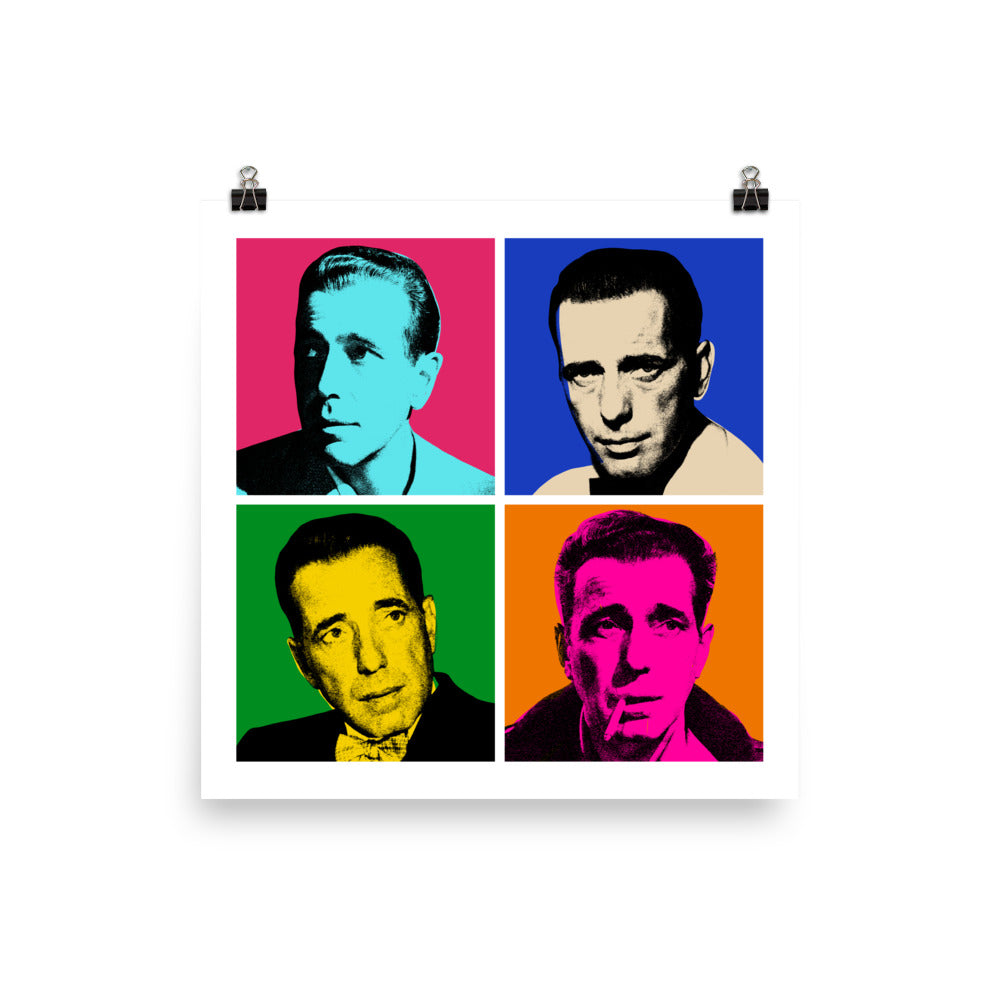 Bogart Pop Art Poster
