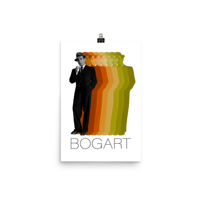 Bogart Retro Poster