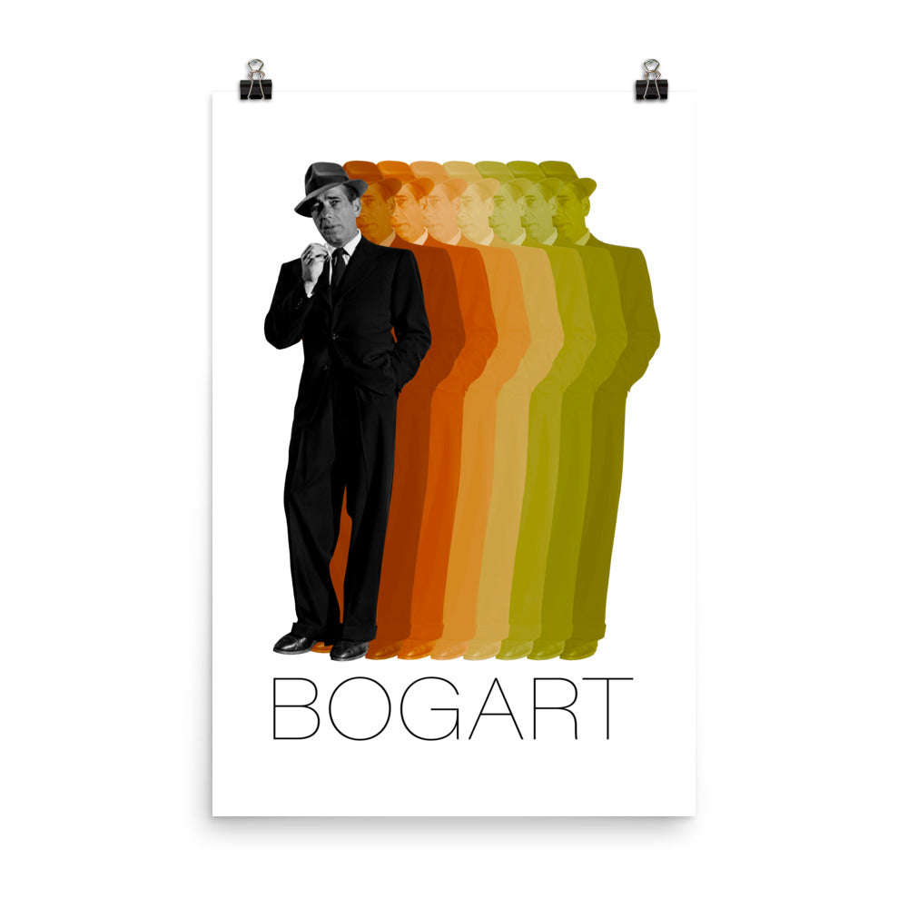 Bogart Retro Poster
